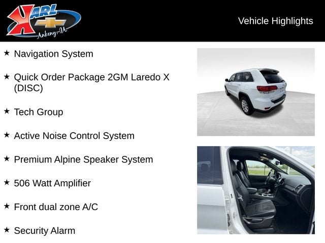 2022 Jeep Grand Cherokee WK Laredo X 4x4