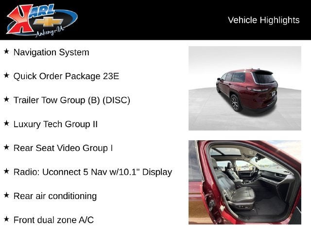2023 Jeep Grand Cherokee L Limited 4x4
