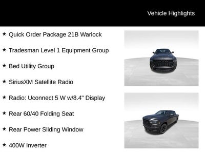 2025 RAM 1500 Warlock Crew Cab 4x4 5'7" Box