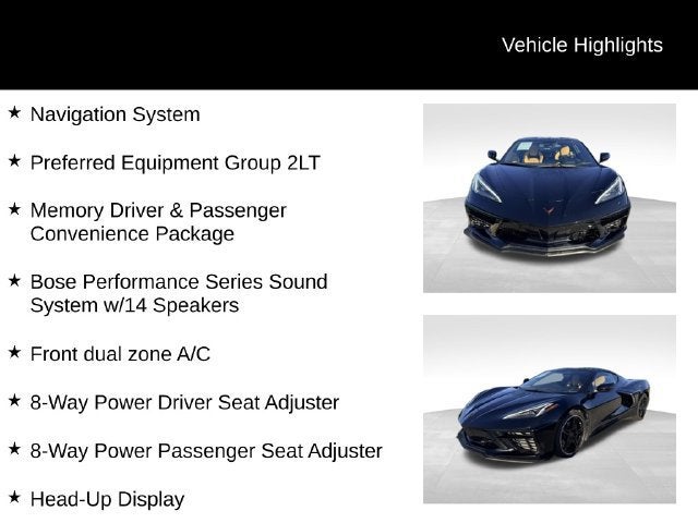 2022 Chevrolet Corvette Stingray 2LT