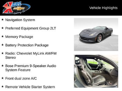 2014 Chevrolet Corvette Stingray 2LT