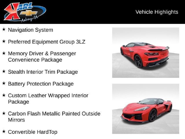 2025 Chevrolet Corvette Z06 3LZ