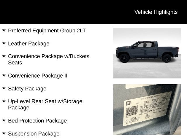 2020 Chevrolet Silverado 1500 LT Trail Boss