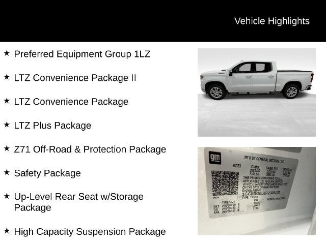 2023 Chevrolet Silverado 1500 LTZ