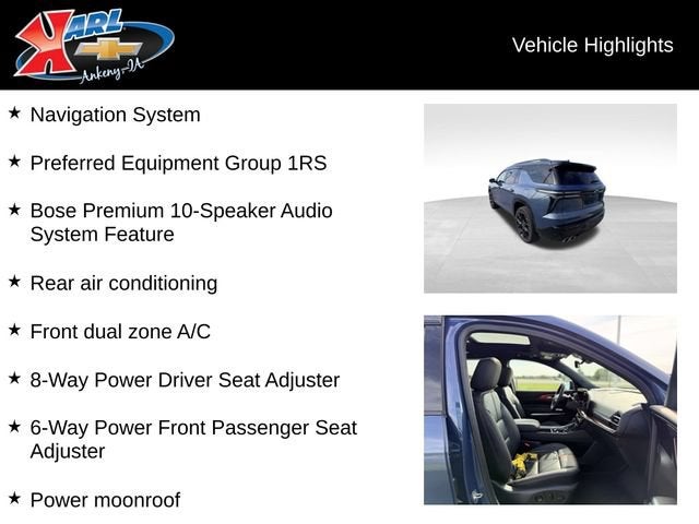 2024 Chevrolet Traverse RS