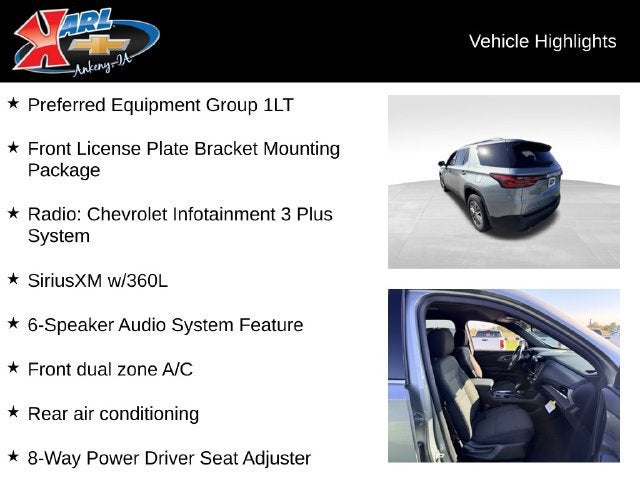 2024 Chevrolet Traverse Limited LT Cloth