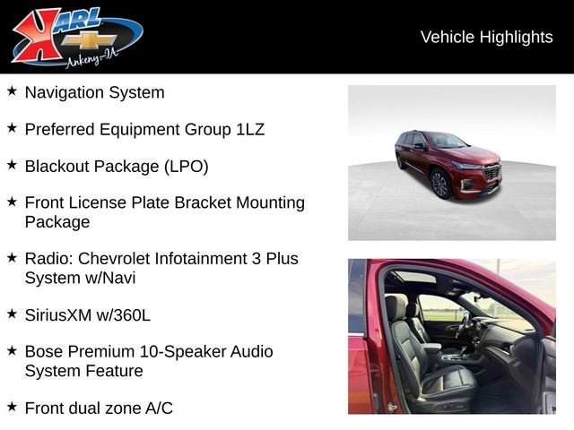 2023 Chevrolet Traverse Premier