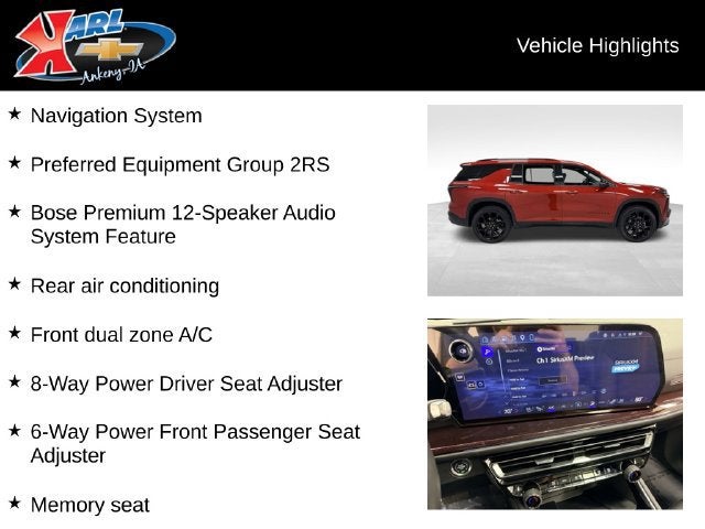 2026 Chevrolet Traverse RS
