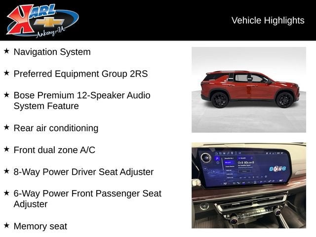 2025 Chevrolet Traverse RS