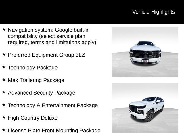 2026 Chevrolet Tahoe High Country