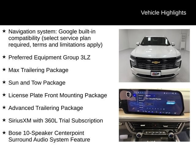 2025 Chevrolet Tahoe High Country
