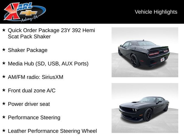 2016 Dodge Challenger 392 Hemi Scat Pack Shaker