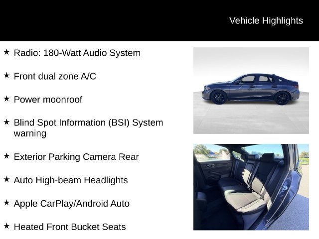 2026 Honda Civic Sedan Hybrid Sport