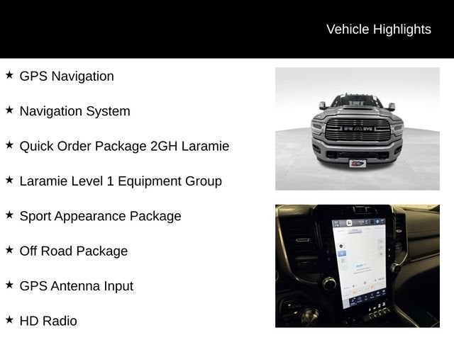 2024 RAM 2500 Laramie Crew Cab 4x4 6'4" Box