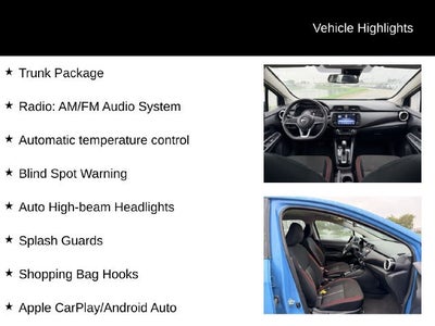 2025 Nissan Versa 1.6 SR