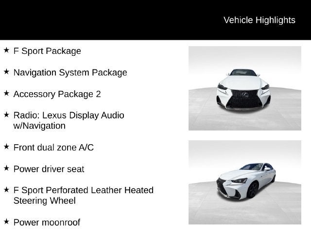 2017 Lexus IS 300 IS 300