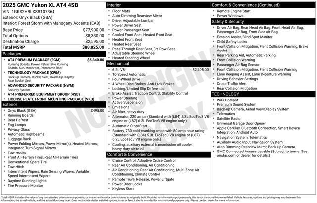 2025 GMC Yukon XL AT4