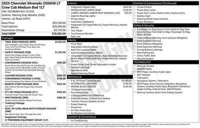2025 Chevrolet Silverado 2500 HD LT