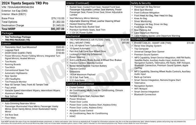 2024 Toyota Sequoia SR5