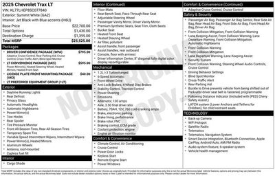 2025 Chevrolet Trax LT