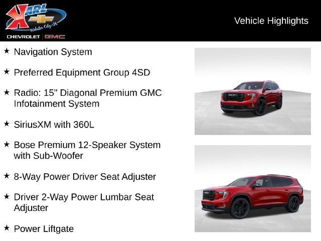 2027 GMC Acadia Elevation
